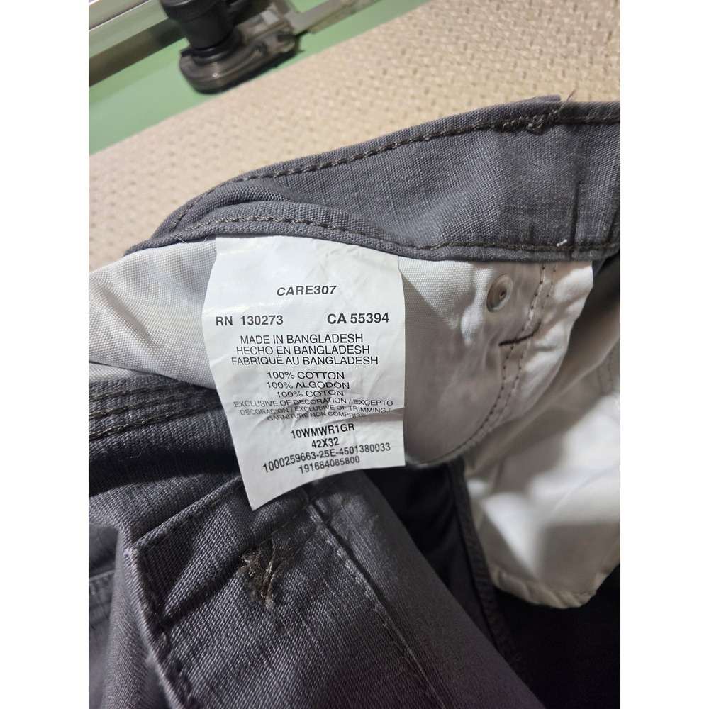 Wrangler Ranger Cargo Work Pants 42x32 Grey New Double Knee Utility 10WMWR1GR - Picture 5 of 6